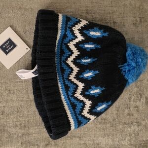 Janie and Jack Blue Knit Beanie Hat